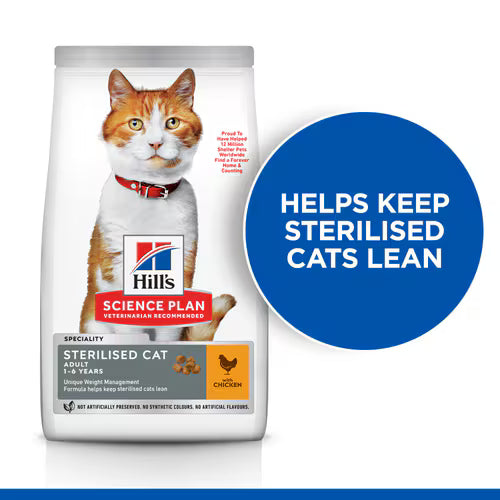 Hill’s Science Plan Sterilised Cat Adult With Chicken