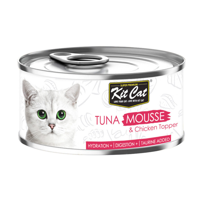 Kit Cat Tuna Mousse with Chicken Topper 80g – Akeem Group L.L.C-FZ