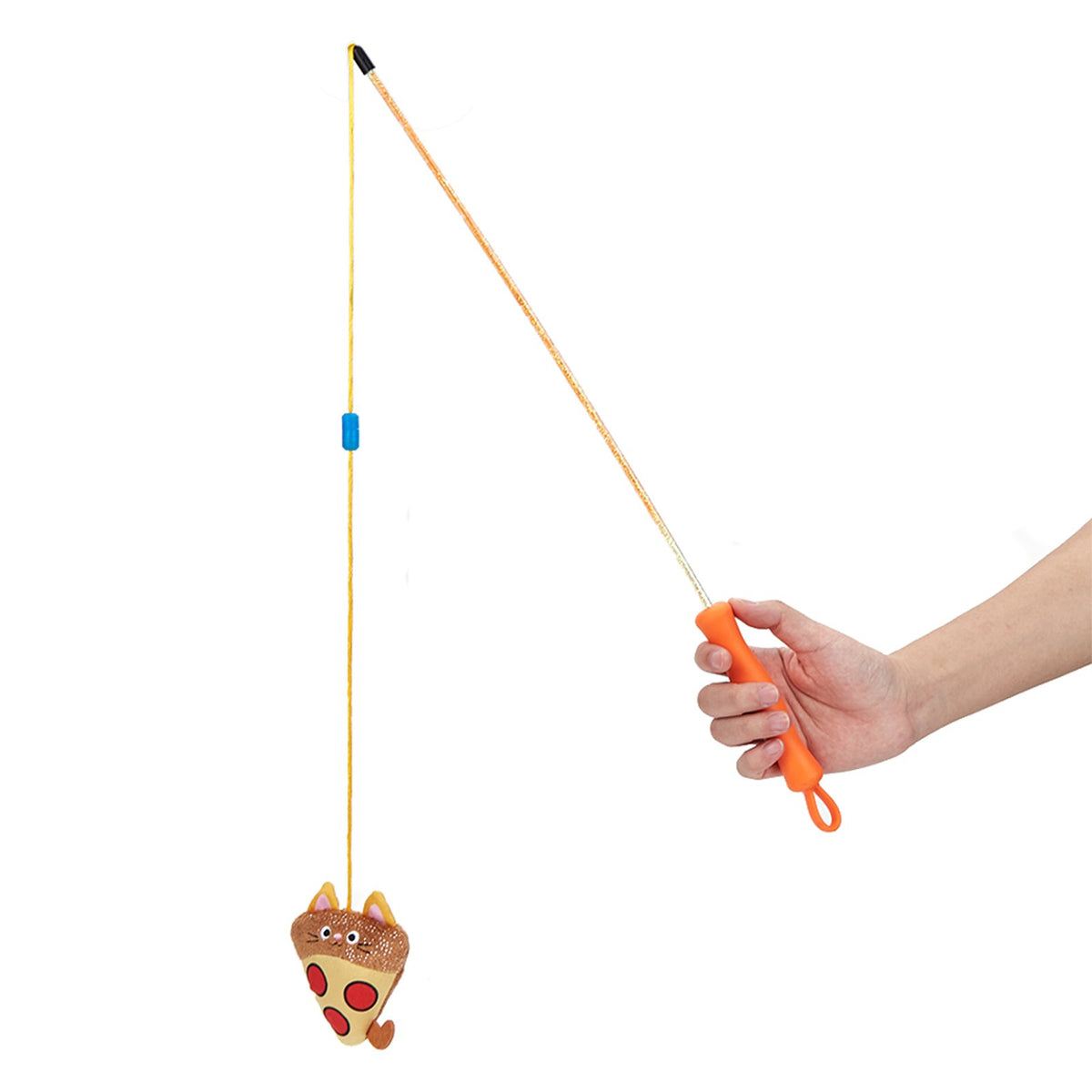 FOFOS Replaceable Meow Fast Food Cat Wand Cat Toy