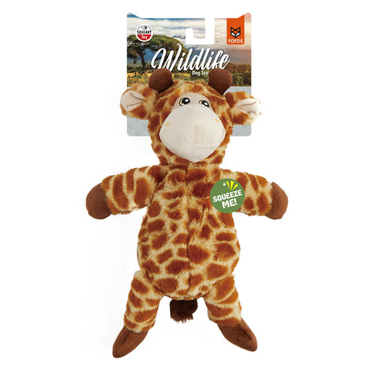 FOFOS Wildlife Plush Giraffe Dog Toy