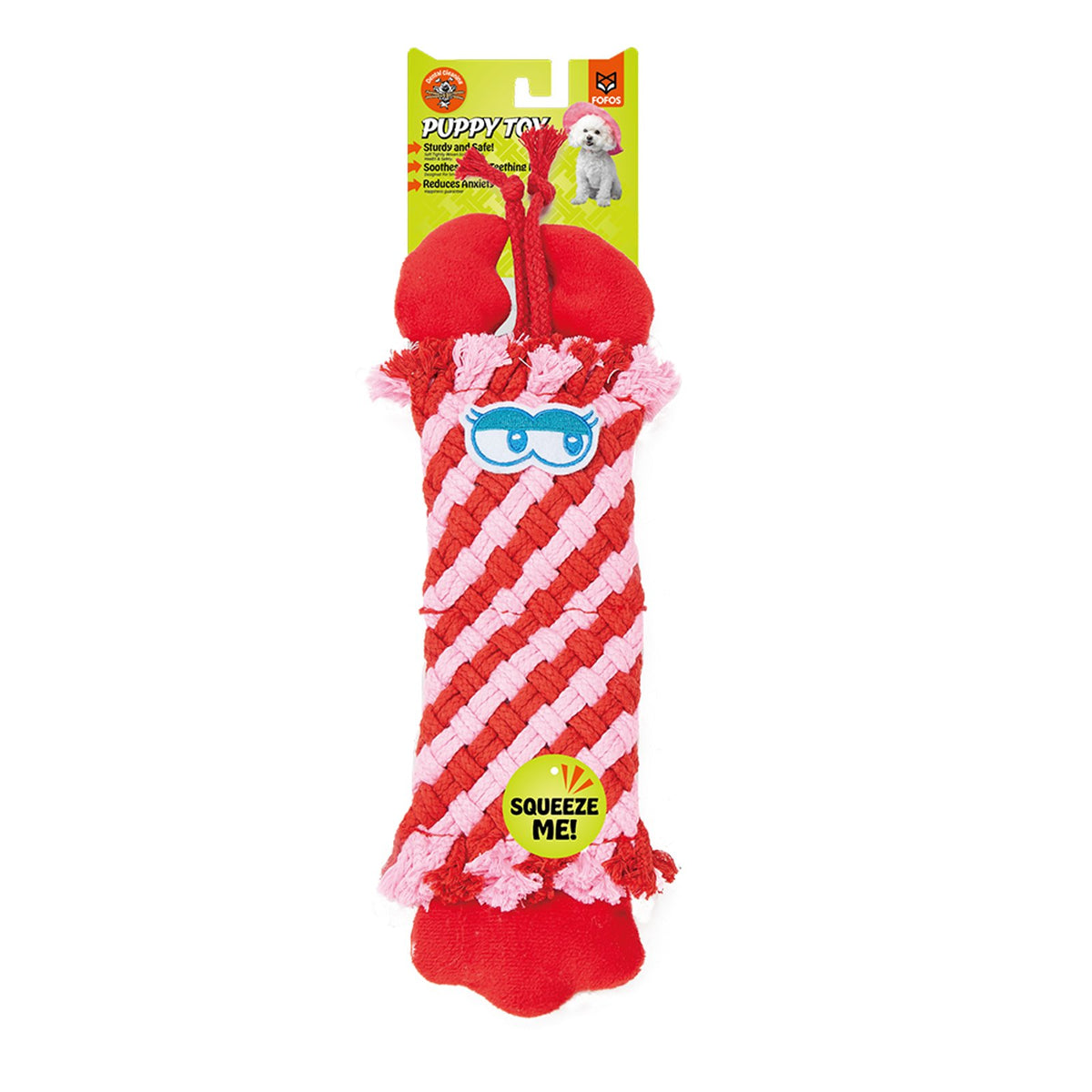 FOFOS Lobster Rope Puppy Toy