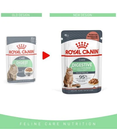 Royal Canin Digest Sensitive Chunks In Gravy Adult Wet Cat Food