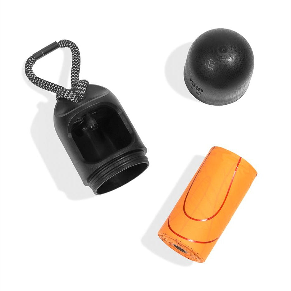 Zee.Dog Poop Bag Dispenser with Compostable Refill – Black